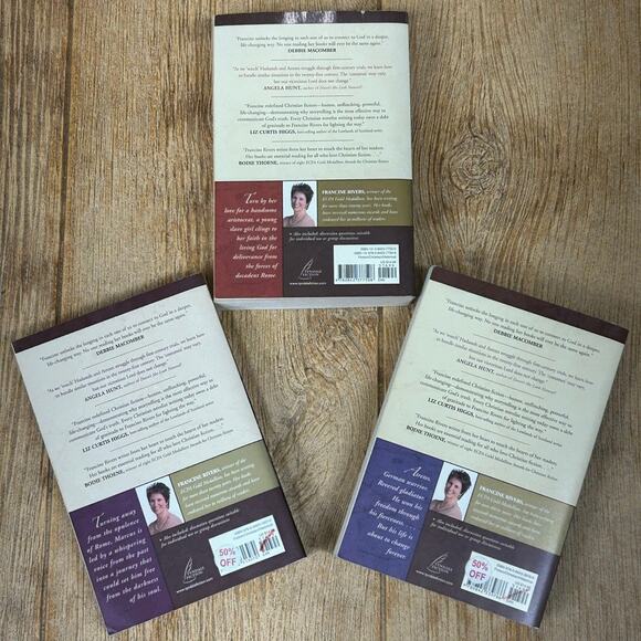 Mark of the Lion Series by Francine Rivers Book Set of 3 Paperback Christina Fic - Picture 2 of 11